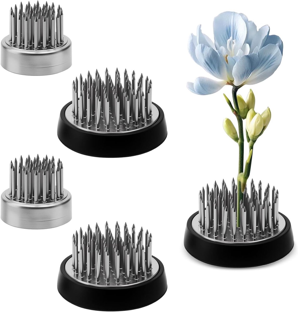 Ikebana Egel 4 stuks - 23 mm/34 mm - voor doe-het-zelf bloemarrangementen - veelzijdige woondecoratie - ShopVlot