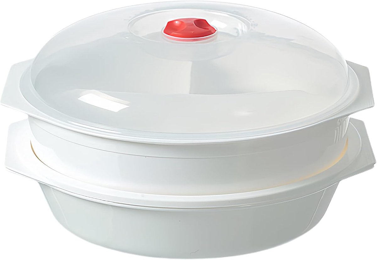 Magnetronborden met deksel - 2 compartimenten - BPA-vrij - ideaal voor opwarmen en invriezen - ShopVlot