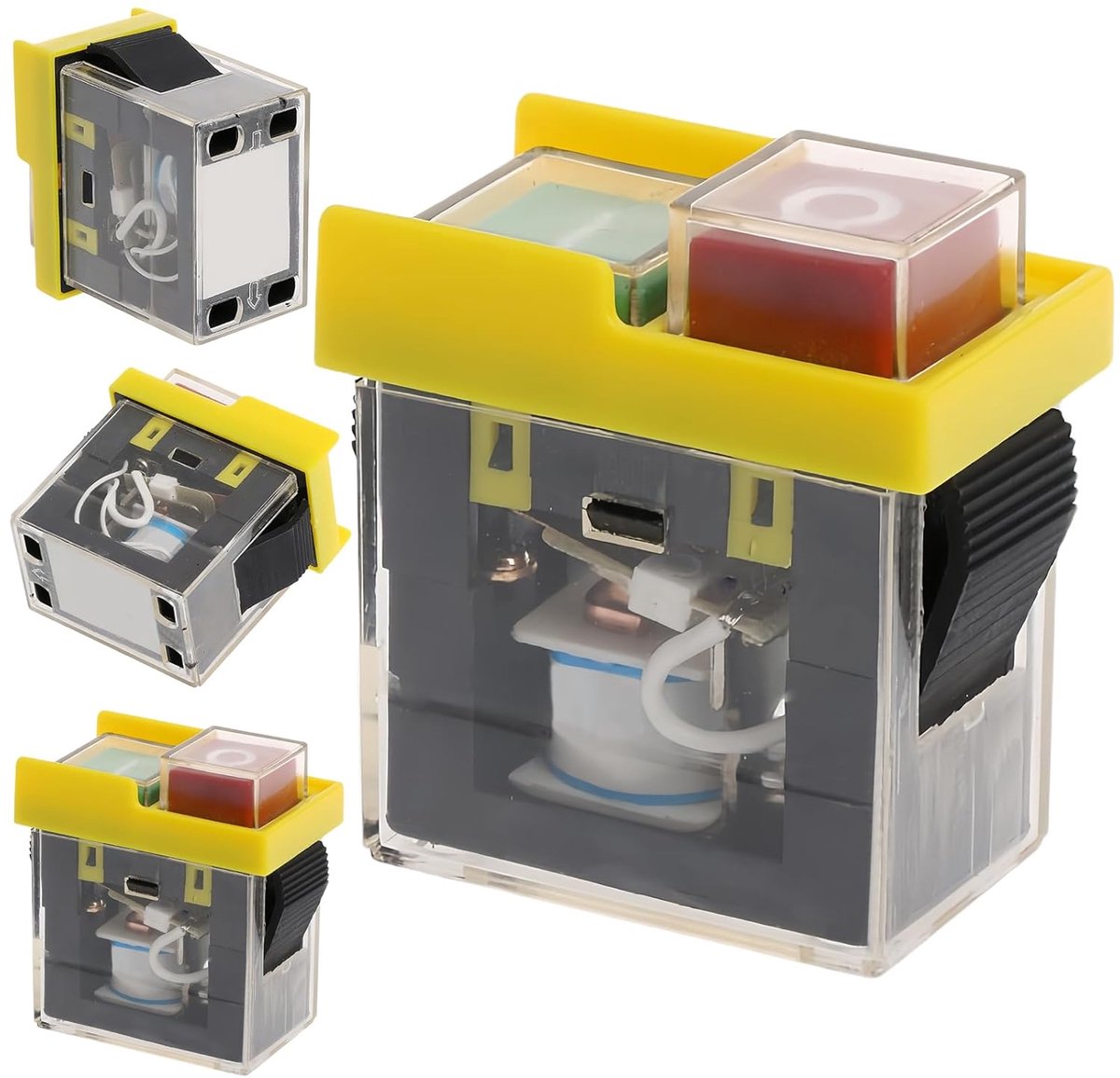 Machine schakelaar IP54 - 2x universele schakelaar - waterdicht en veilig - ideaal voor noodstop - ShopVlot