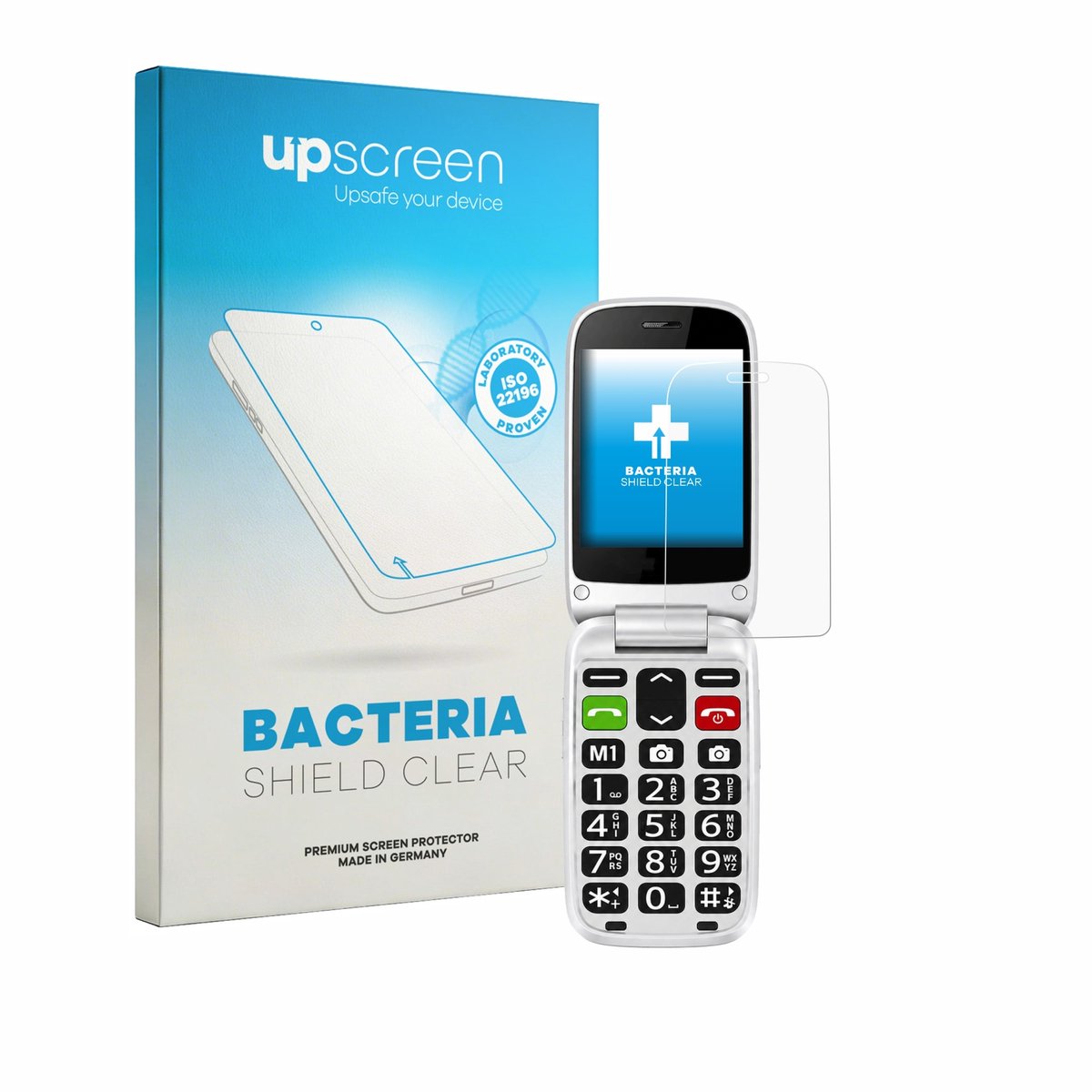 upscreen - Screenprotector voor true S70 - Folie Beschermfolie transparant antibacterieel
