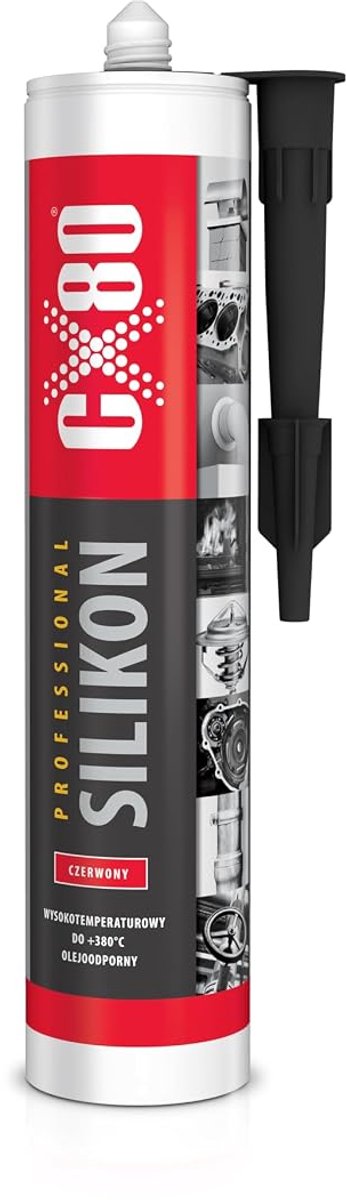 Siliconen afdichtmiddel 310 ml - Hoge temperatuur - Weerbestendig - Ideaal voor constructie - ShopVlot