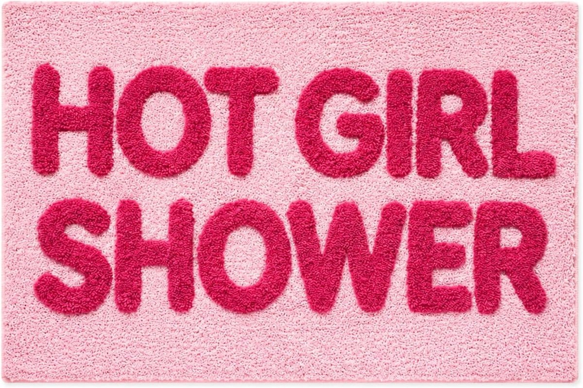 Badmat 60x40 cm - Roze antislip douchemat - Zacht en wasbaar - Comfort voor de badkamer - ShopVlot