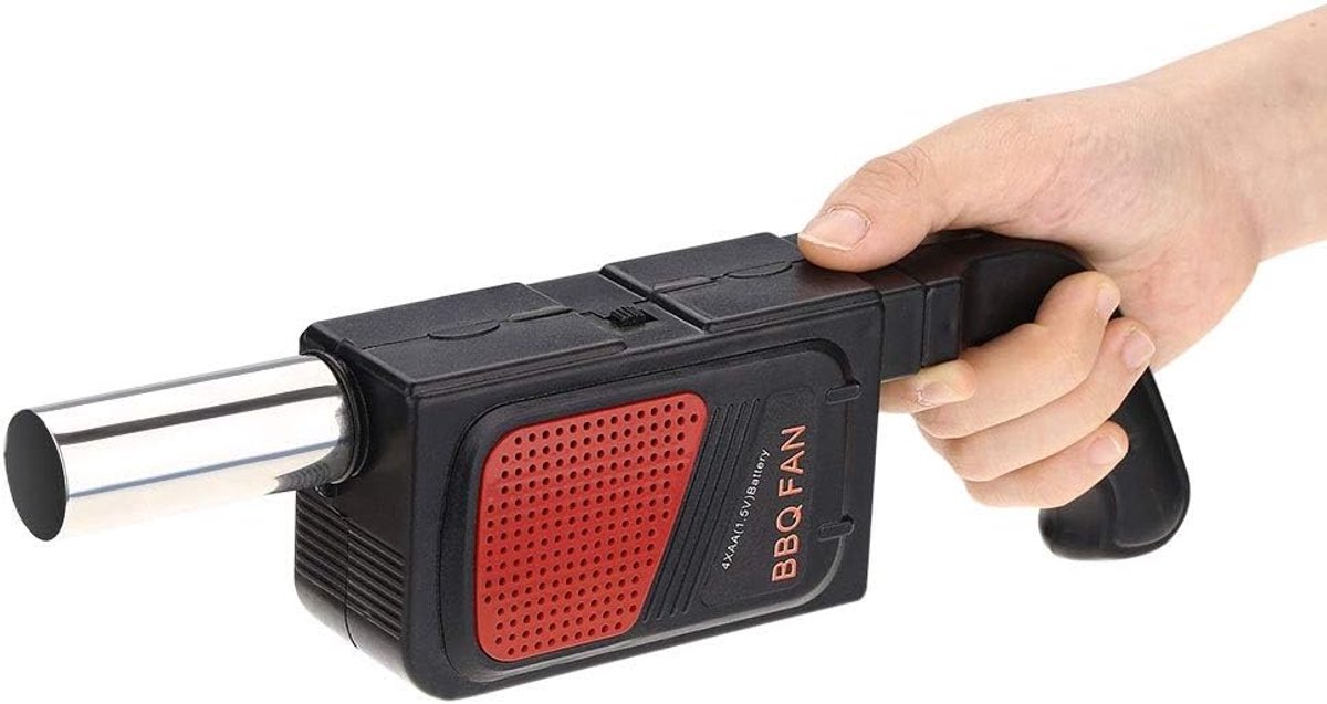 BBQ Air Blower - Handheld Elektrische BBQ Ventilator - Voor Snelle Verwarming - Ideaal voor Barbecue en Campfire - ShopVlot