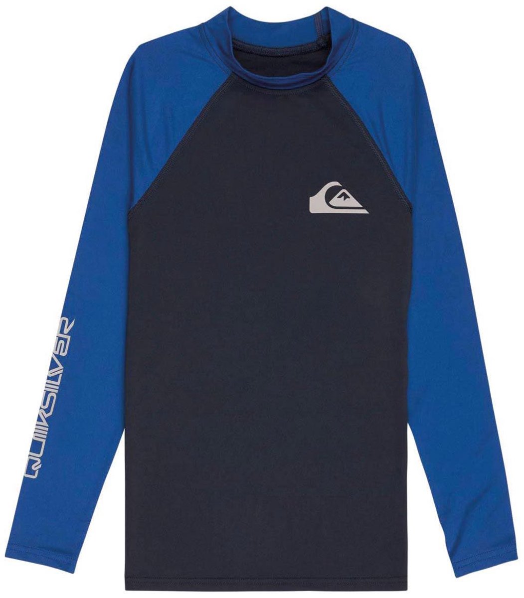 Quiksilver L/S Rashguard Surfshirt Junior Zwart