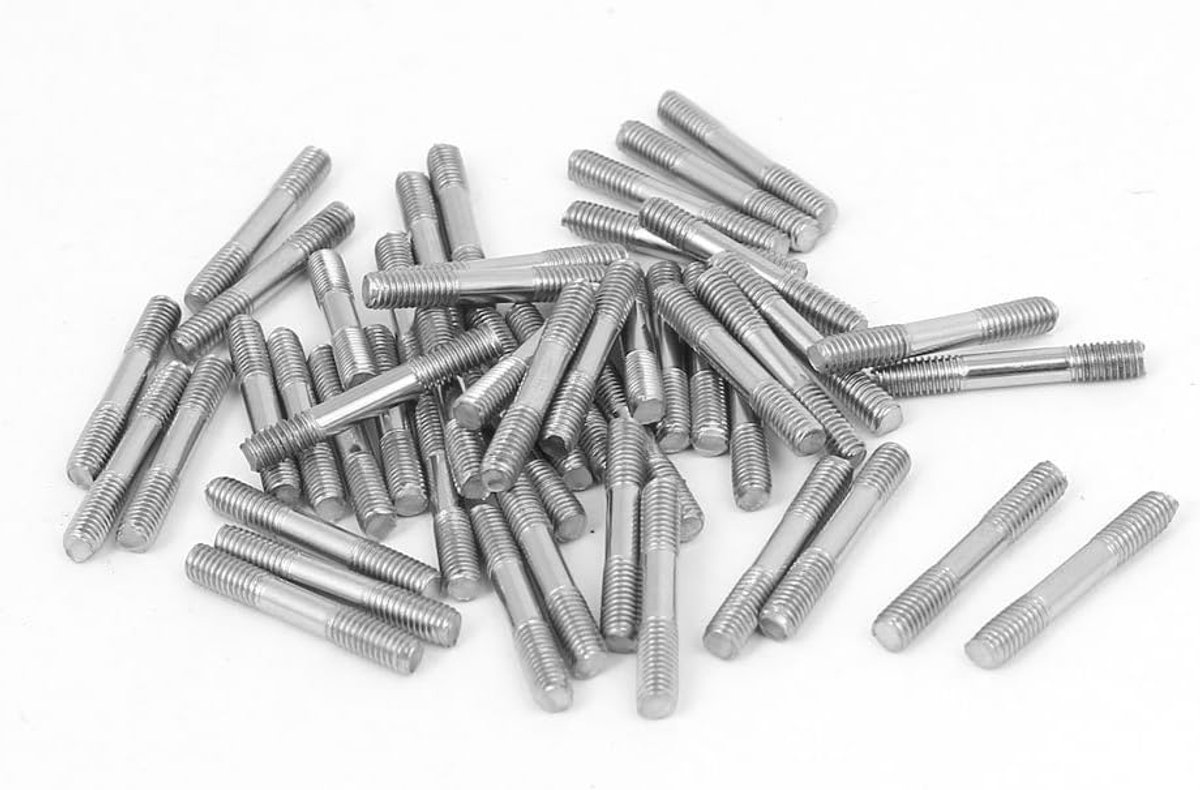 Map M3 x 20 mm 304 roestvrij staal twee fijne schroeven 50 stuks