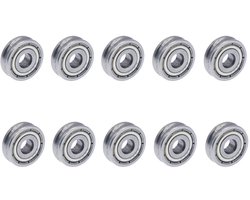 10 STKS 3D Printer U-Shaped lagers 4x13x4mm voor MK8 Extruder Ronde Wiel Gear Walking Guide Rail lagers Fitting Pulley, U604/13, 10