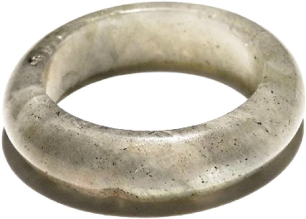 Ring van natuurlijk helende kristal en agaat, meditatieaccessoire voor mannen of vrouwen