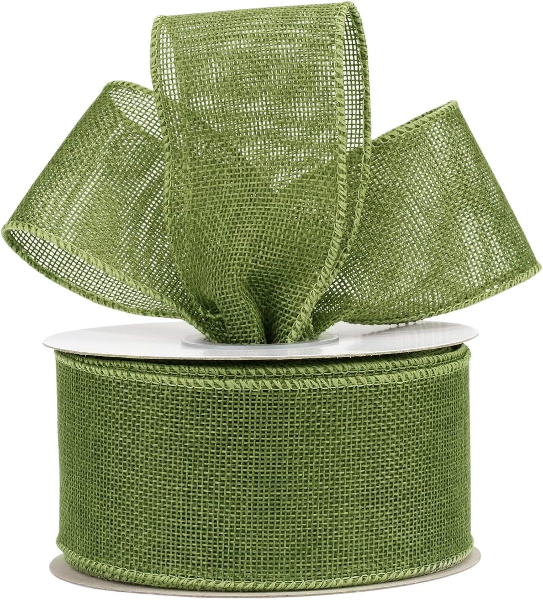 jute lint met draad jute lint linnen lint decoratielint zaklinnen lint 5 cm x 18,2 m voor doe-het-zelf handwerk verpakking geschenk bruiloft Kerstmis eettafel bloemenversiering
