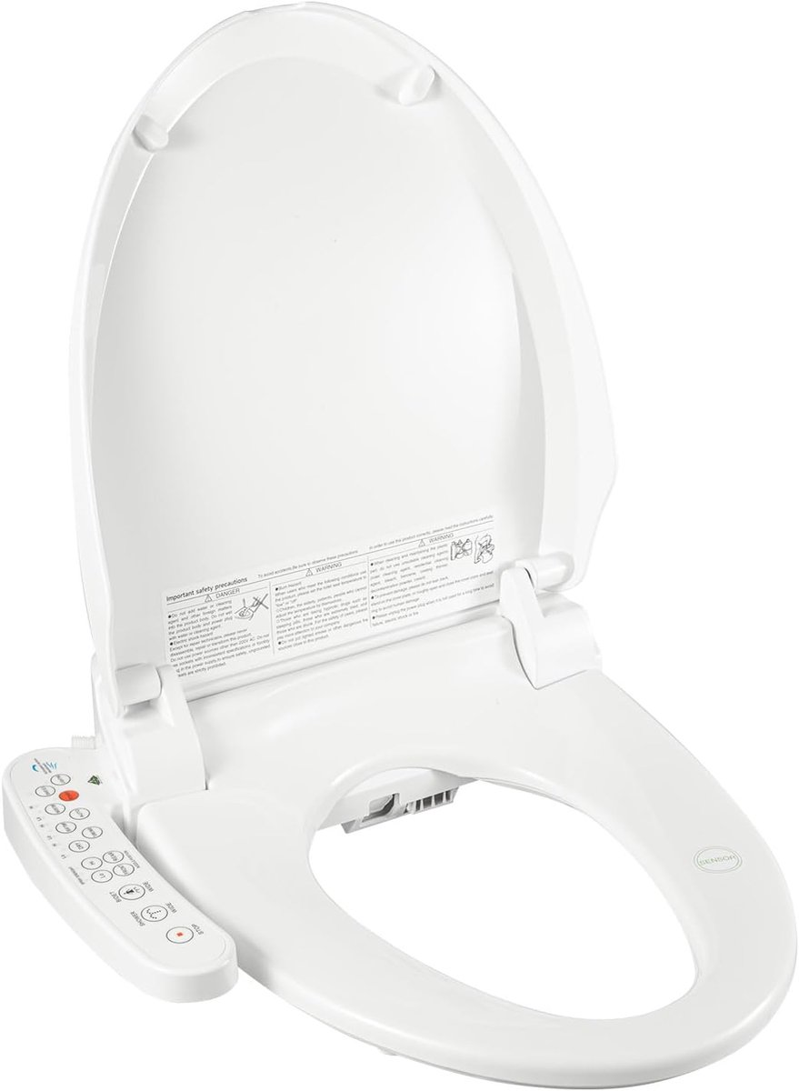 Smart bidet toiletzitting - verwarmd - met sproeifunctie - voor optimale hygiëne - SnelShoppen