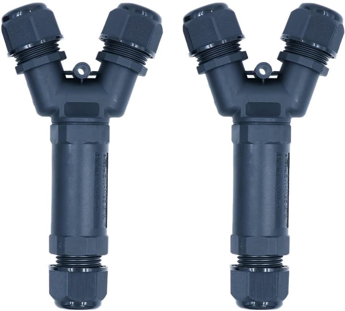 3-weg IP68, waterdichte elektrische kabelverbinder, M25, 450 V, 32 A, 3-pins, 10-14 mm, 4 m diepte, buitentuinverlichting, bekabeling