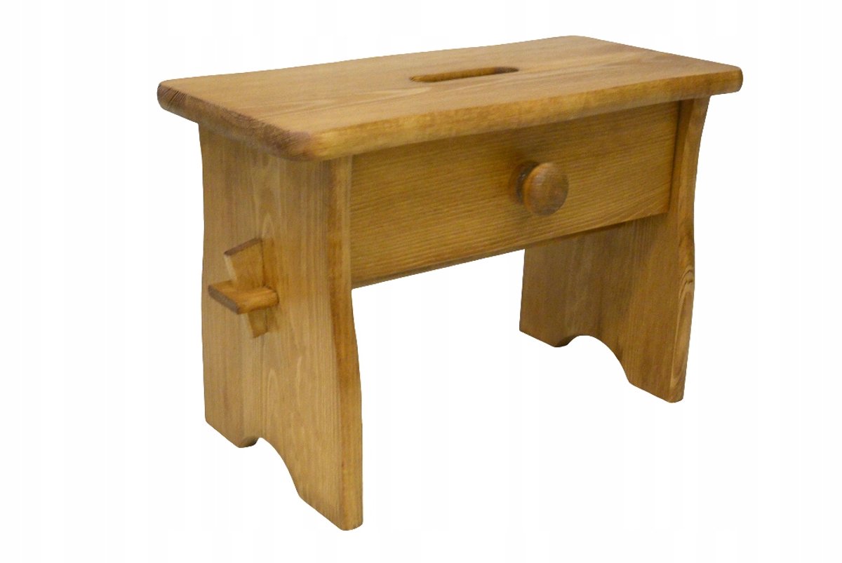 Hoge Behandelde Alzenhouten Pot met Dienblad - 26 cm