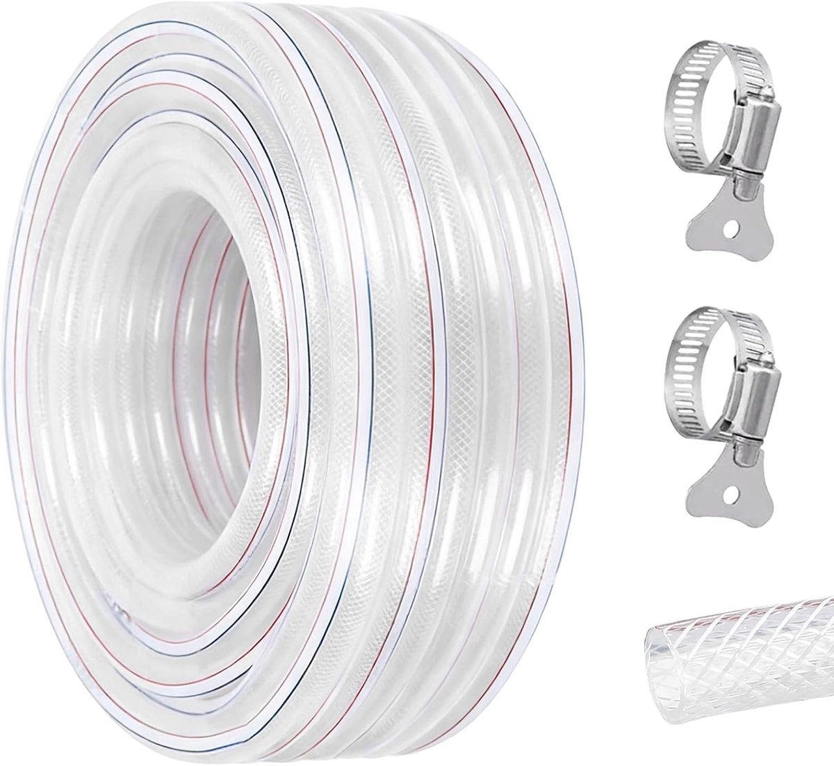 Tuinslang 25 x 33 mm - PVC geweven slang - Flexibel en sterk - Ideaal voor tuinirrigatie - ShopVlot