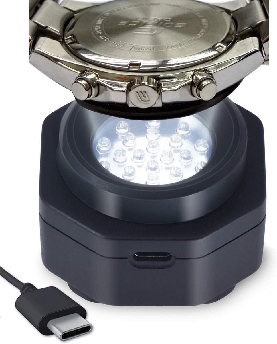 Zonnehorloge oplader - Type-C UV-vrij - Voor Eco Solar horloges - Efficiënt opladen en beschermen - ShopVlot