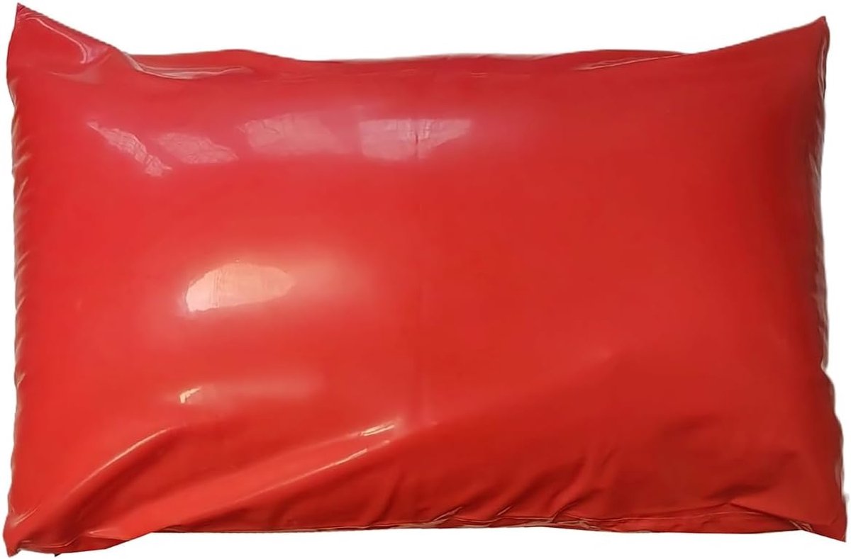 Latex kussensloop met rits - 20x28 inch - waterdicht latex - beschermt latex kleding - ShopVlot
