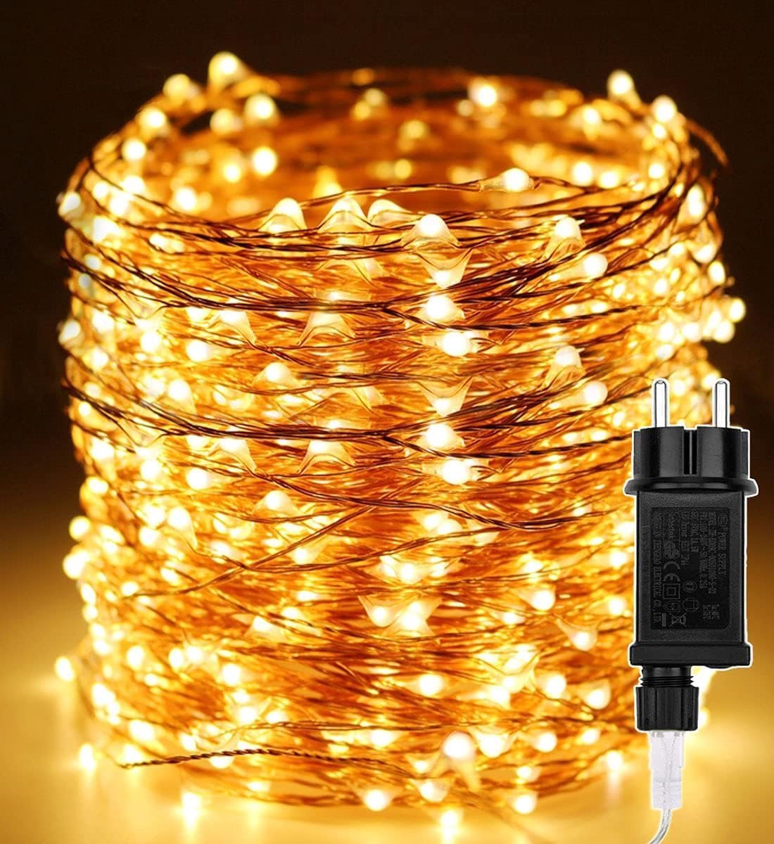 LED String Lights 50M 500LED - Koperdraad - 8 Modi - Perfect voor Kerstversiering - ShopVlot
