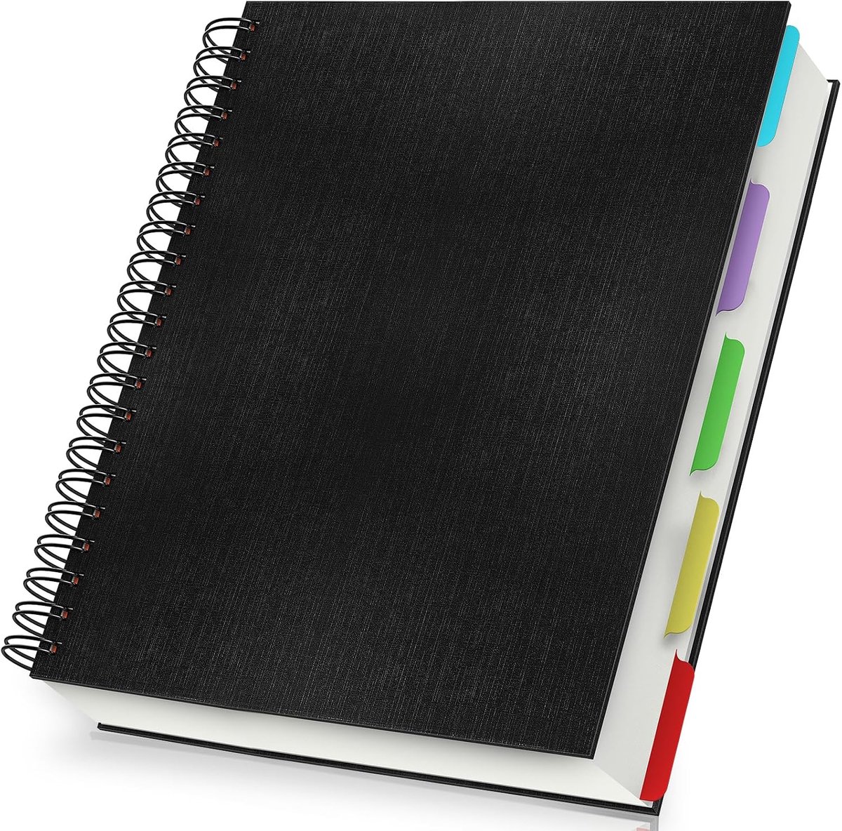 A4 notitieboek zwart - hardcover - 120 vellen - perfect voor dagelijks gebruik - ShopVlot