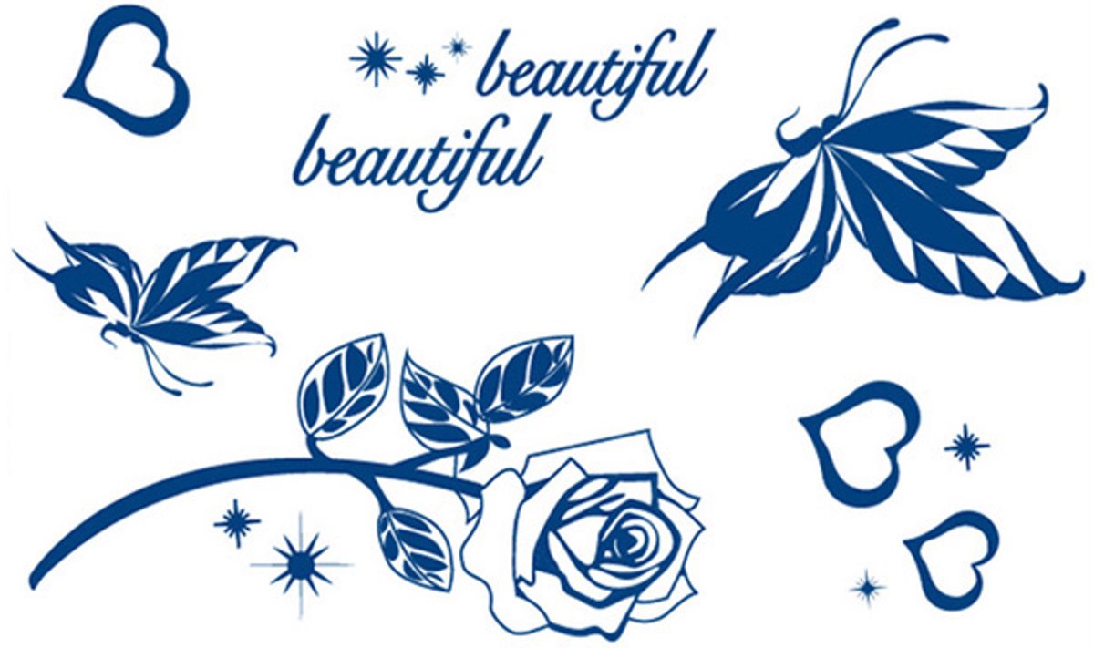 Tijdelijke tattoo Simply Beautiful 2 weken