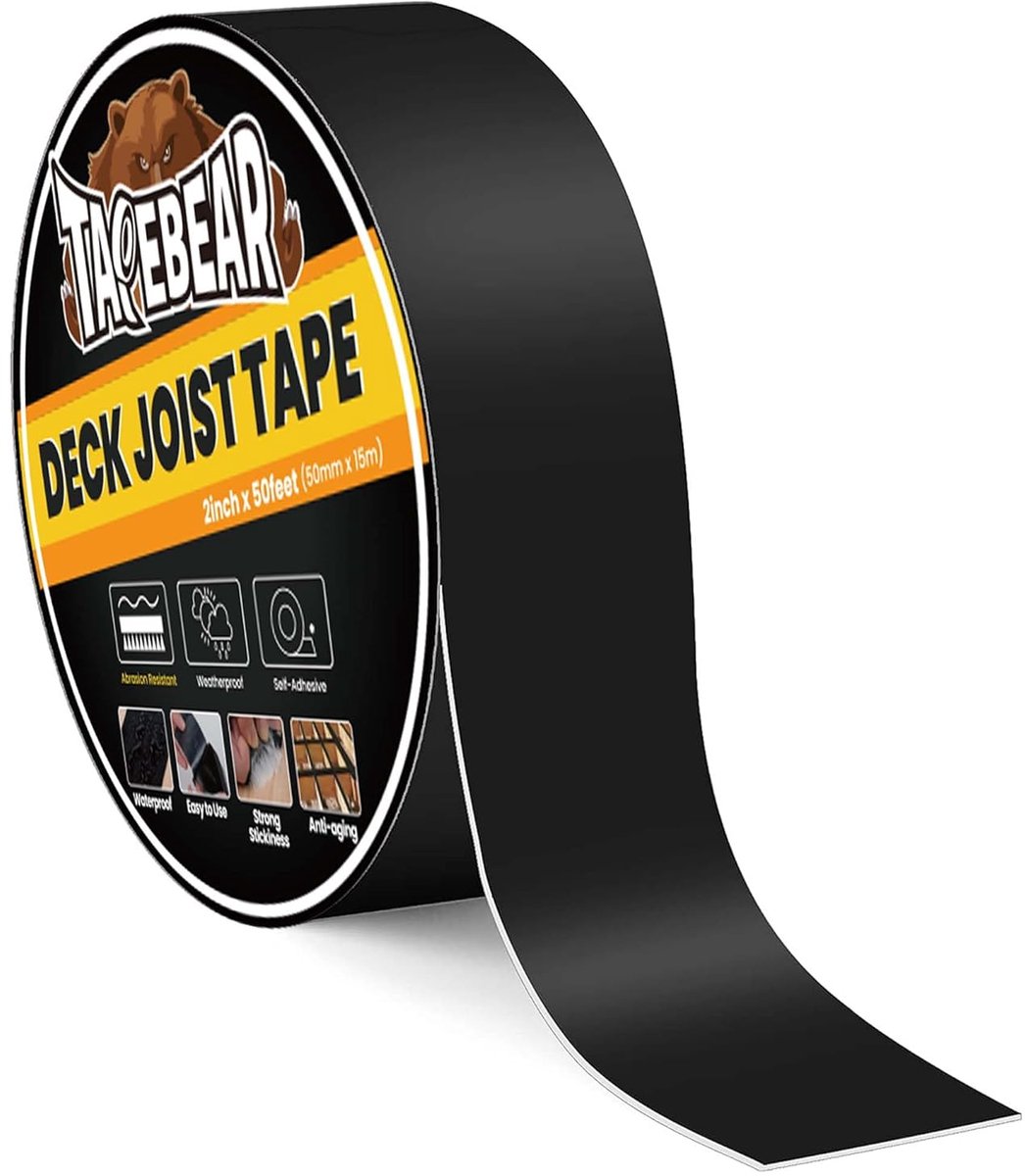 TAPEBEAR Tape voor Balken 50 mm x 15 m - Waterdichte Tape - Corrosiebescherming - Bescherming tegen schimmel en rot - ShopVlot