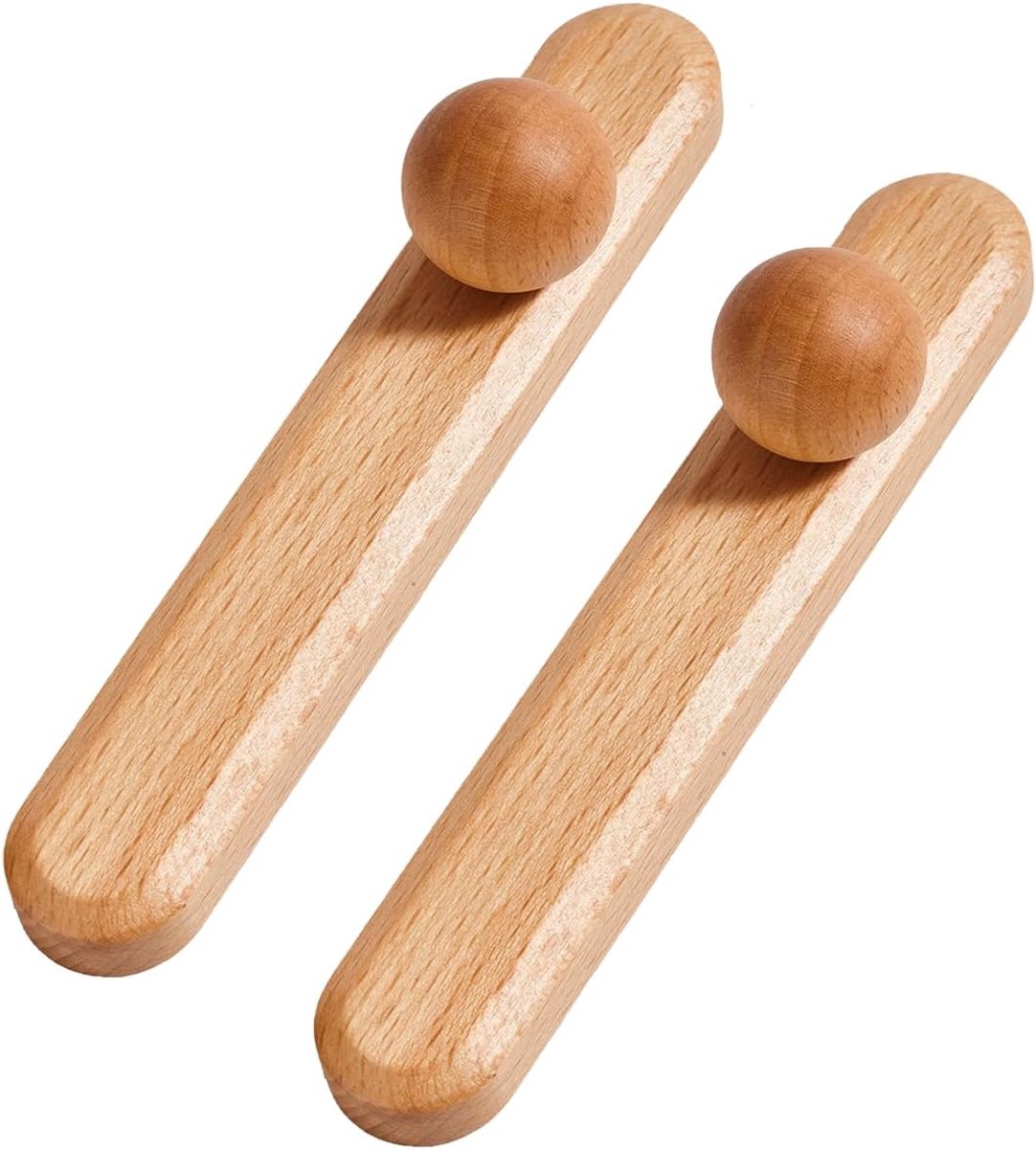Meubelgrepen 96 mm - bolvormige handgrepen - beukenhout - perfect voor kasten en laden - ShopVlot
