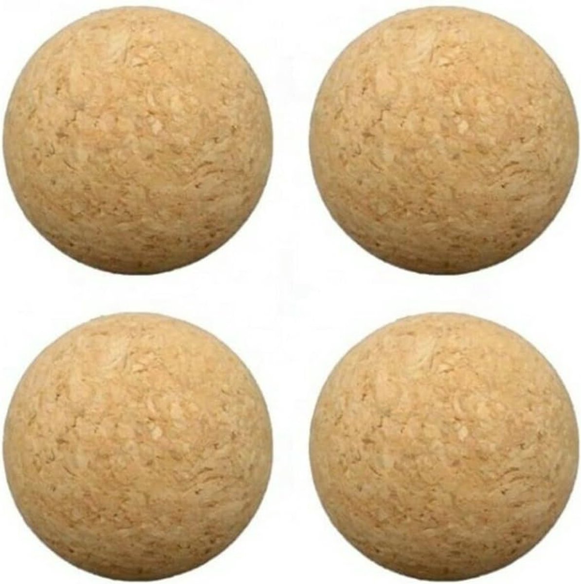 Tafelvoetbalballen 36mm - kurk - geluidsarm - behoudt tafelkwaliteit - ShopVlot