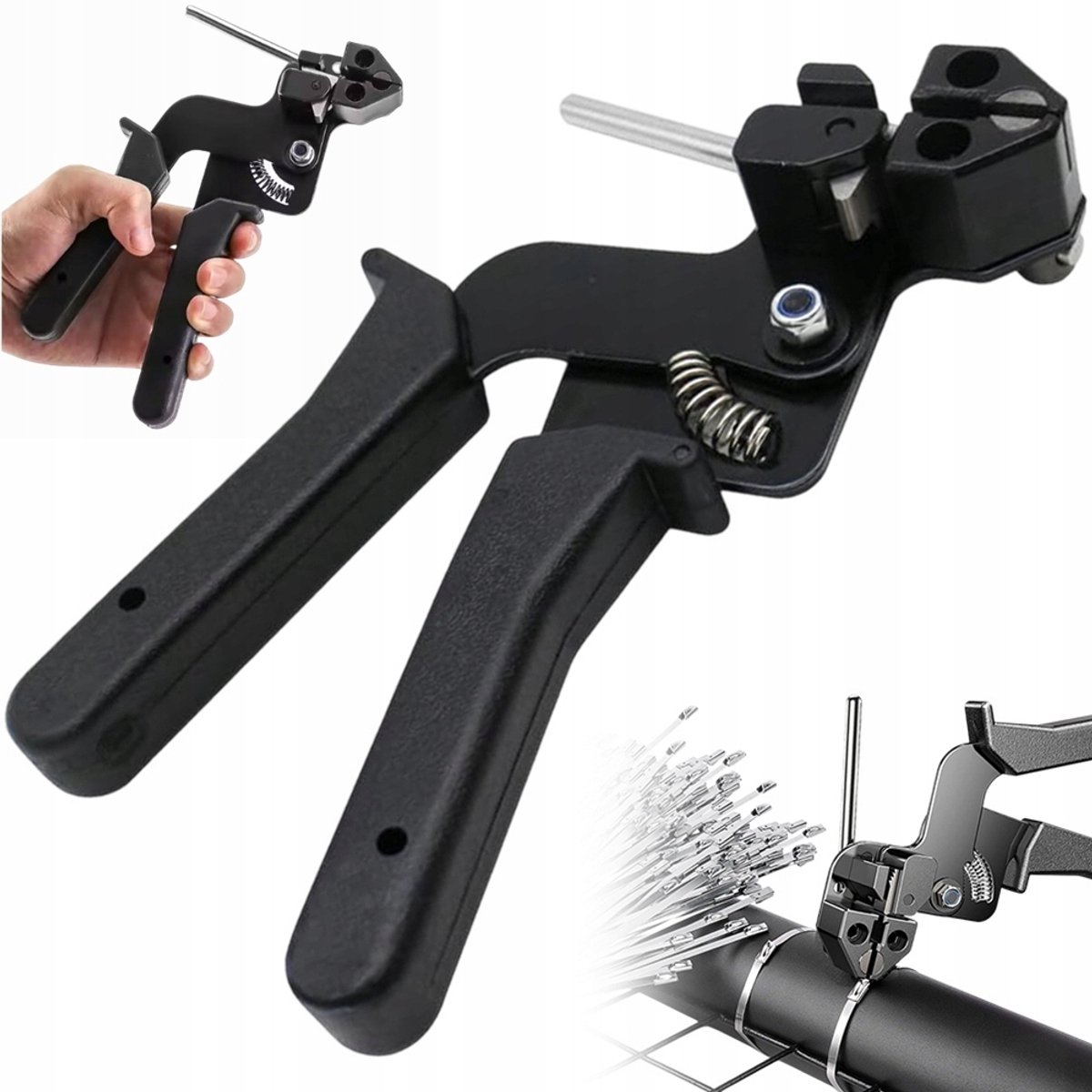 Metalen kabelbinders Tang 12 mm - knippen en spannen