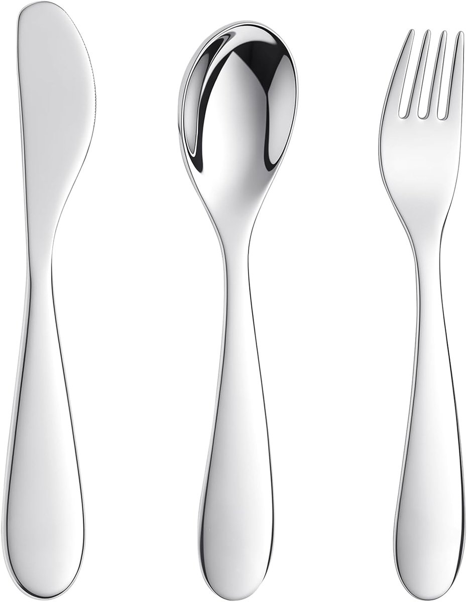 Bestek set 3 stuks - RVS zilver - duurzaam en stijlvol - perfect voor elke tafel - ShopVlot