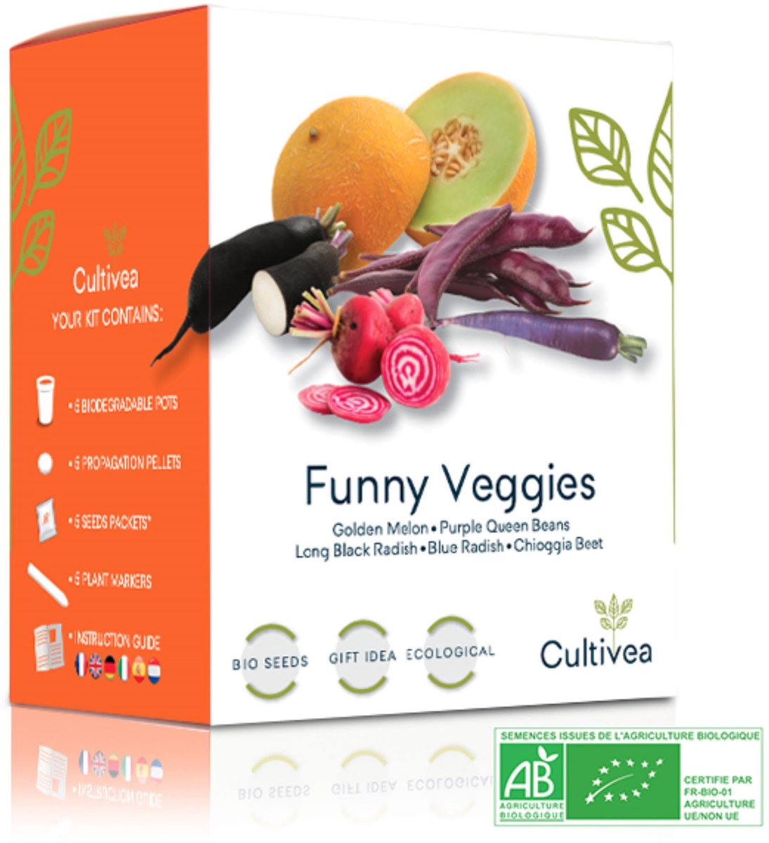 Klaar om te groeien kit - Ongebruikelijke groenten - 100% biologische zaden - Geniet van je eigen oogst - ShopVlot