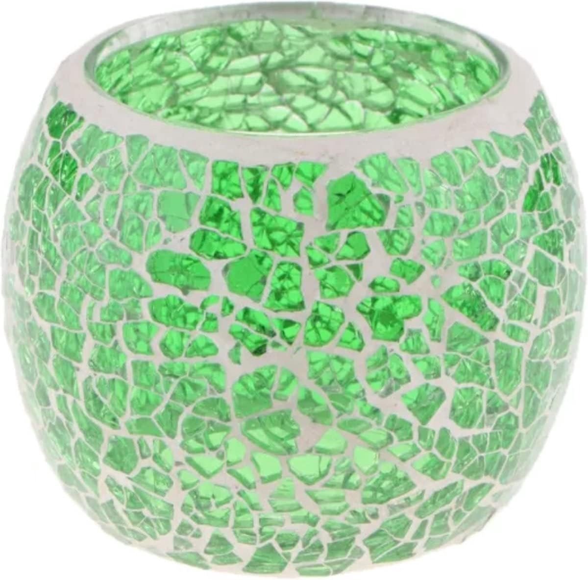 Tealight holder 8cm - Turkse mozaïek - Uniek design - Creëer een oosterse sfeer - ShopVlot