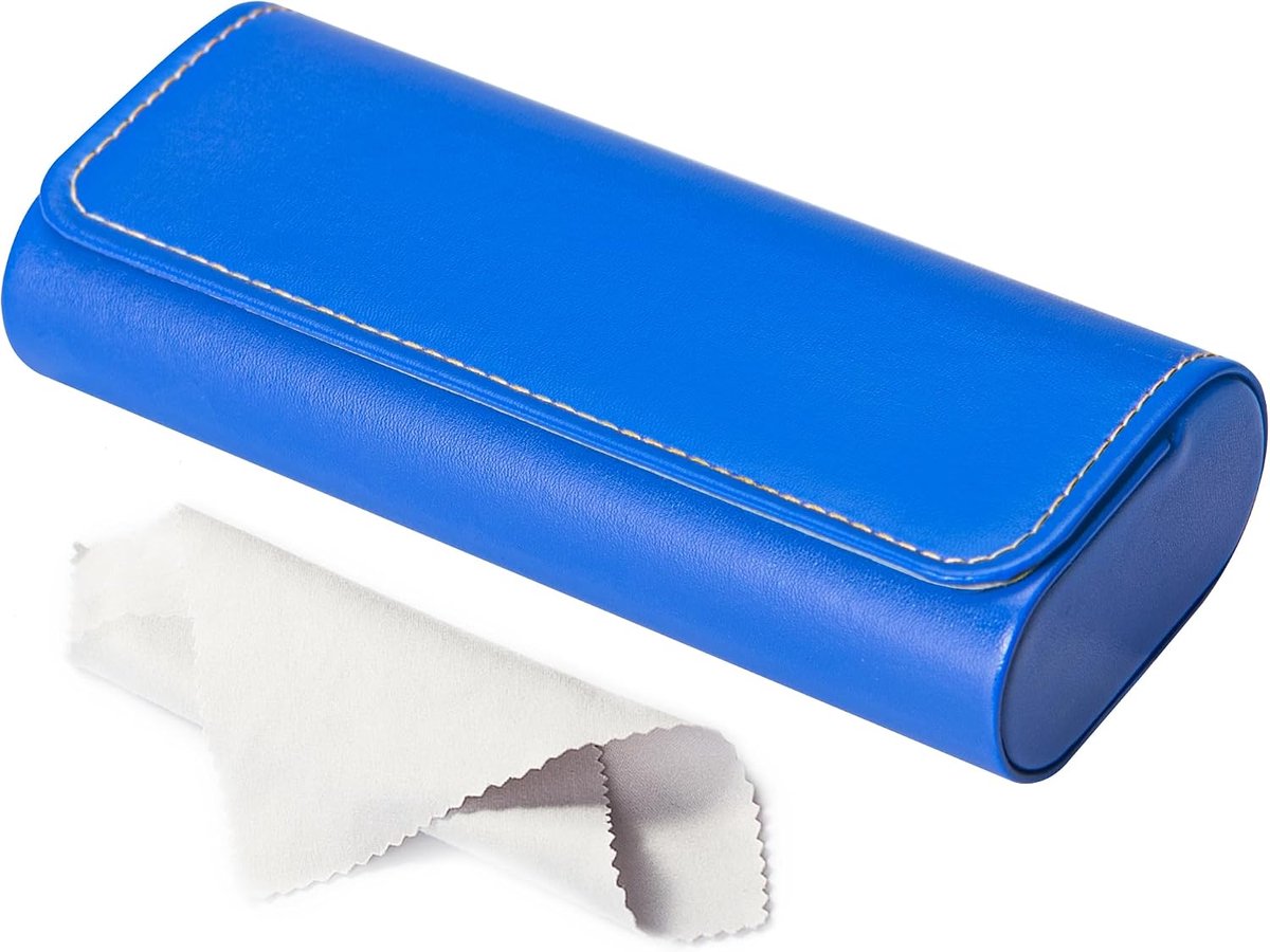 Bril etui - elegant premium leer - hard shell - ideaal voor reizen - ShopVlot