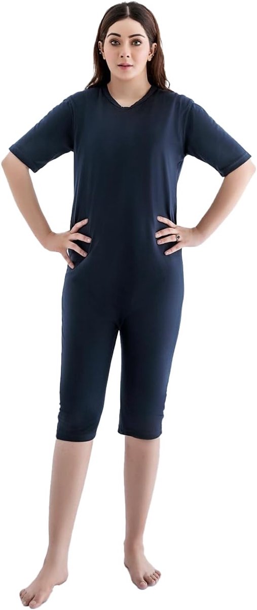 Body hansop S-3XL - met been- en rugrits - korte mouwen - comfortabel voor elke nacht - ShopVlot