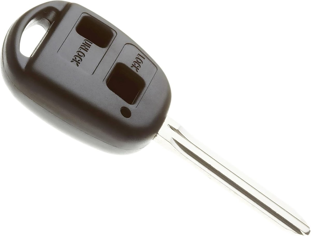 Jongo - key housing with blade Compatible with Toyota Celica, Corolla Verso, Rav4, Land Cruiser, Yaris and Yaris Verso - ShopVlot