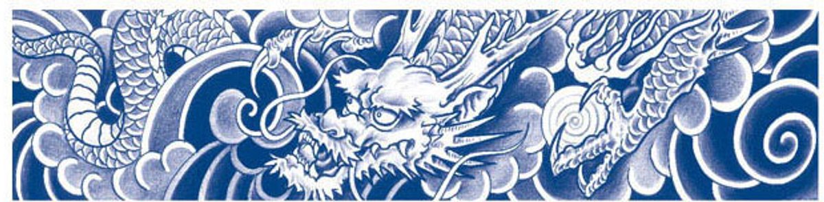 Tijdelijke tattoo Azure Dragon Band 2 weken