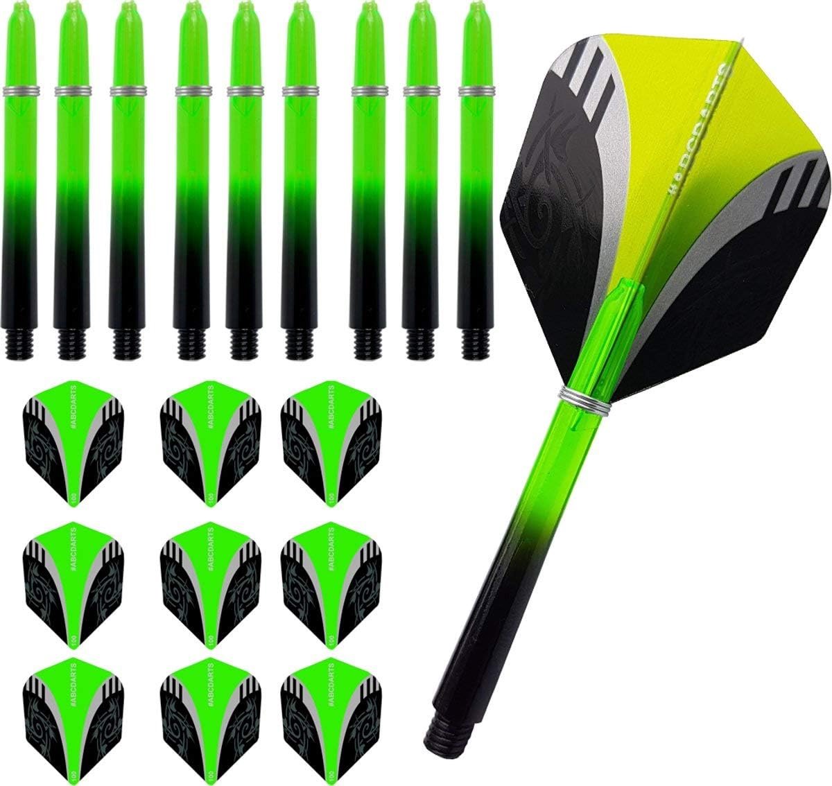 Darts medium - groene kleur - extra sterk - voor optimale controle - ShopVlot