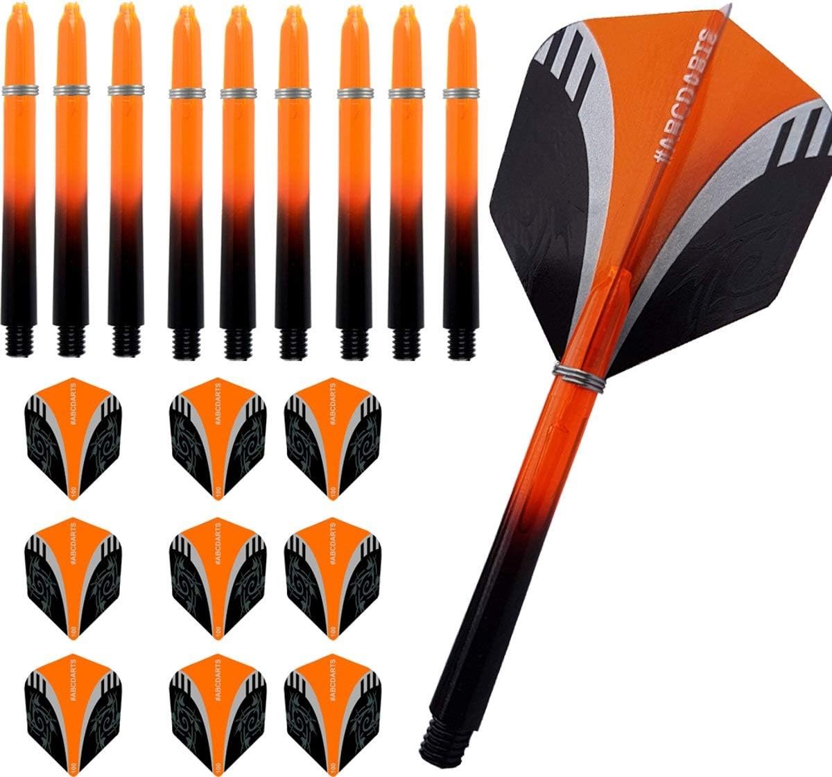 Darts medium - oranje - extra sterk 100 microns - maximale controle - ShopVlot