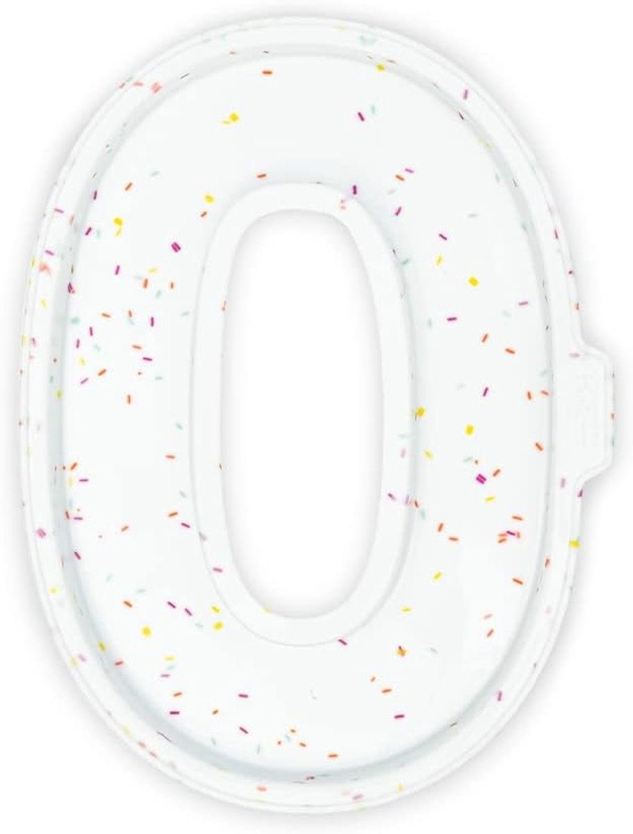 Siliconen bakvorm voor lagen- en cijfertaart - 30 x 20 cm - eenvoudig te reinigen - ideaal voor feestelijke taarten - ShopVlot