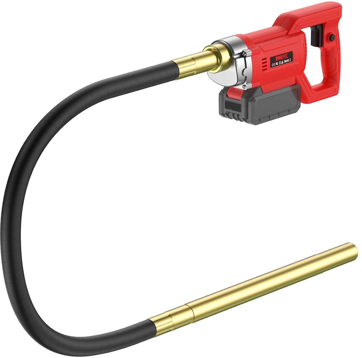 Betontrilmachine 1000 W - 1,5 m trilstaaf - 3980 RPM snelheid - ideaal voor betonverdichting - ShopVlot