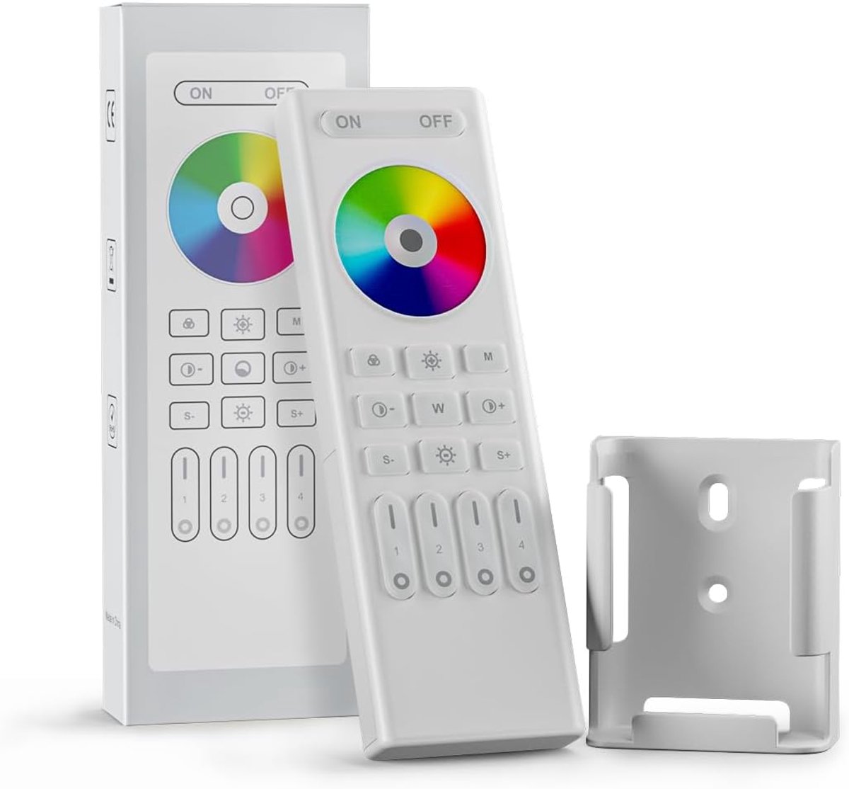 RC afstandsbediening - 4-zone groepsbediening - RGB RGBW RGBCCT kleurenmodus - compatibel met meerdere LED controllers - ShopVlot