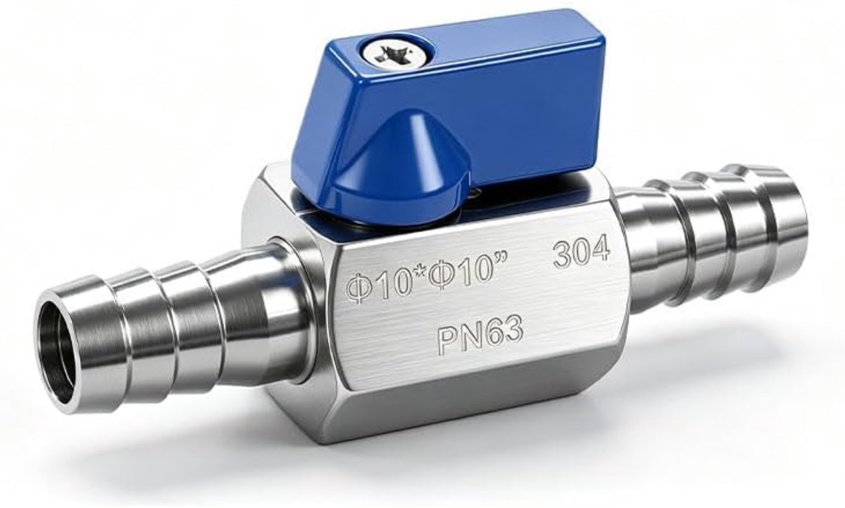 Kogelventiel 1/2 inch - Messing - Voor snelle afsluiting - Geschikt voor diverse leidingen - ShopVlot