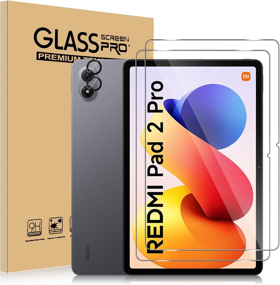 Screen Protector 12.1 Inch - 9H Pantserglas - Anti-bubbel - Volledige bescherming voor Xiaomi Redmi Pad 2 Pro - ShopVlot