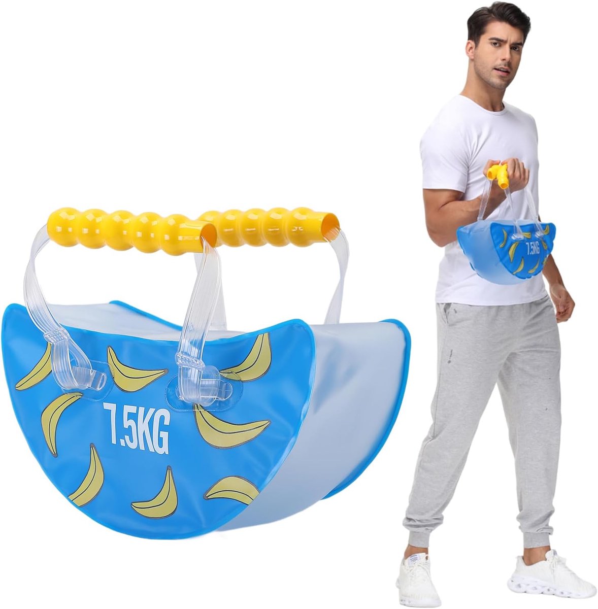 Water Kettlebell 7.5 kg - Verstelbaar - Duurzaam materiaal - Voor functionele krachttraining - ShopVlot