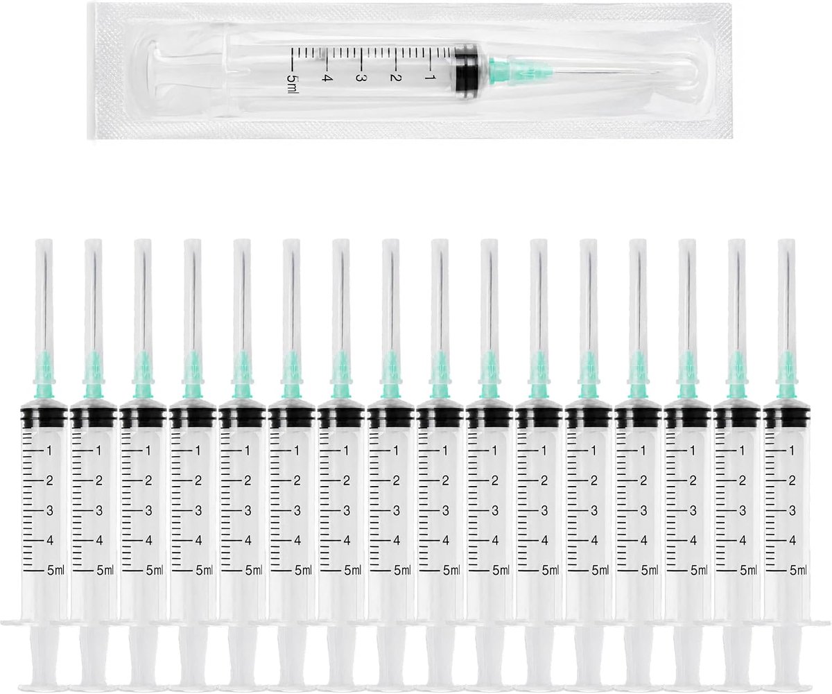 vloeistofdispenser 25 stuks - 21 g Luer Slip - hoogwaardige kunststof - nauwkeurige metingen - ShopVlot