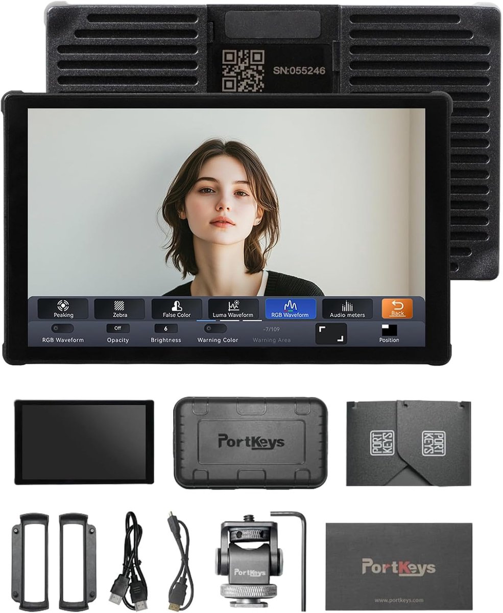 Camera monitor 5.4" 800nits - Full HD IPS - Multitouch - Ideaal voor DSLR camera - ShopVlot