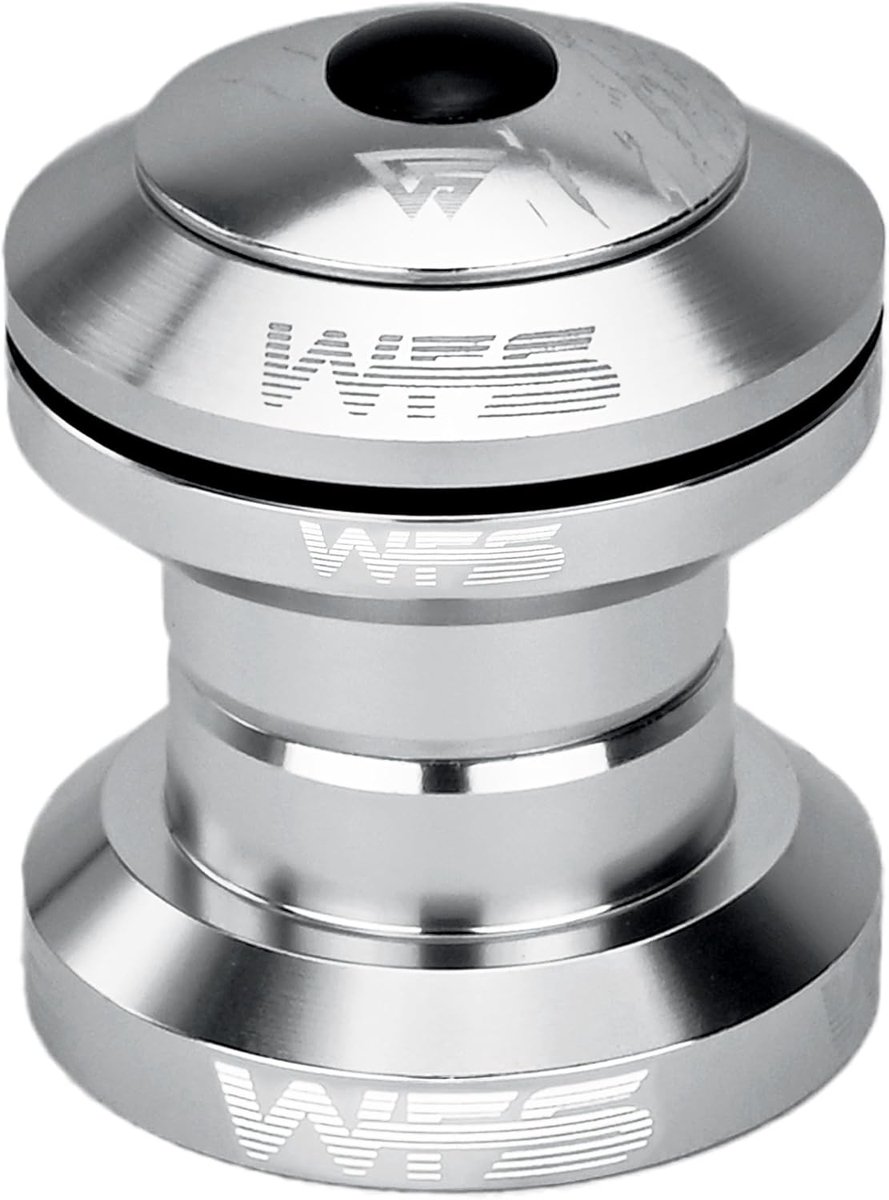 CNC Alloy Threadless Hoofdset 1 Inch - Zilver - Inclusief bovenkap - Lichtgewicht voor betere prestaties - ShopVlot