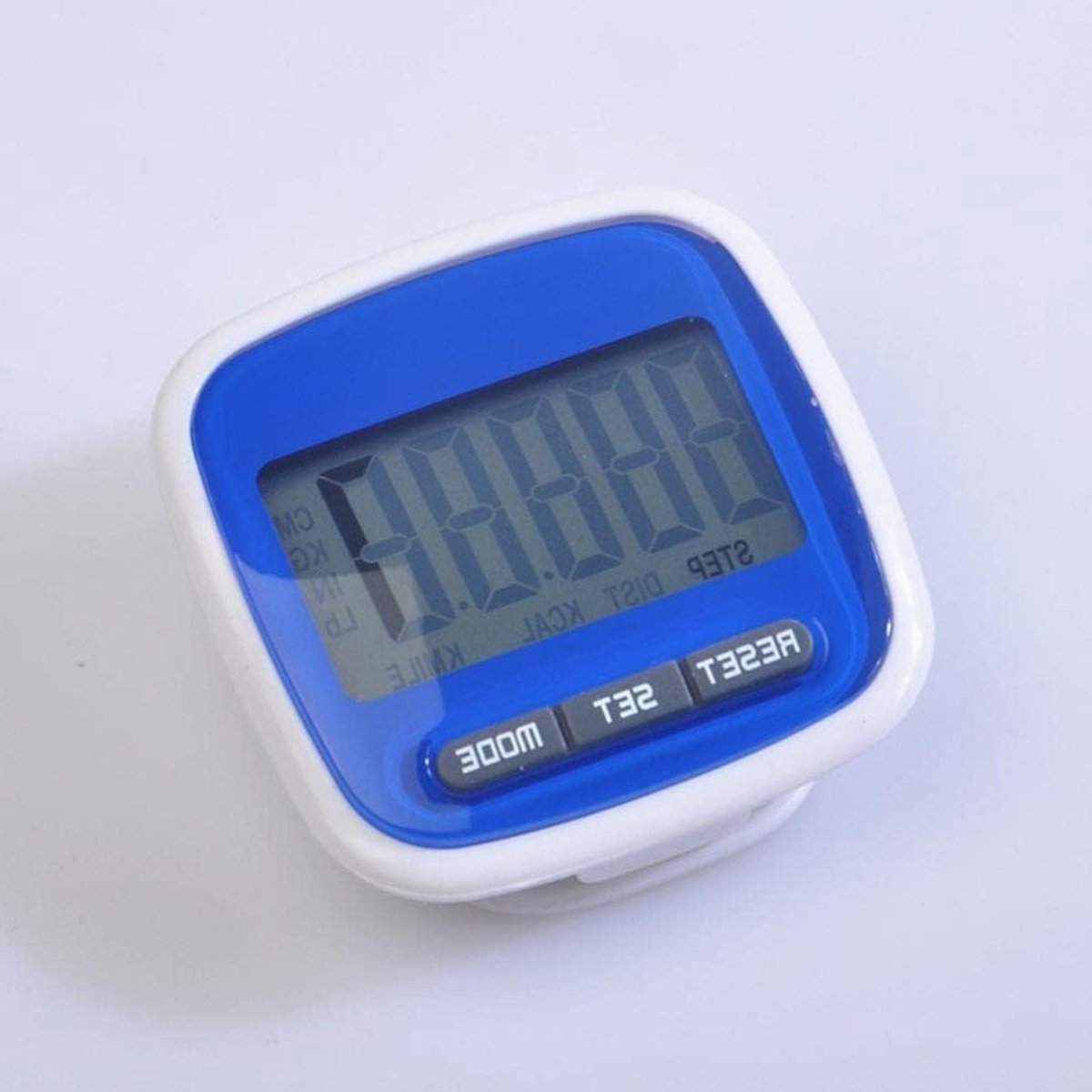 Eenvoudige Stappenteller - Fitness Tracker - Dagelijkse Activiteit Bijhouden - 3D-Axis Sensor - 50 mm - Blauw