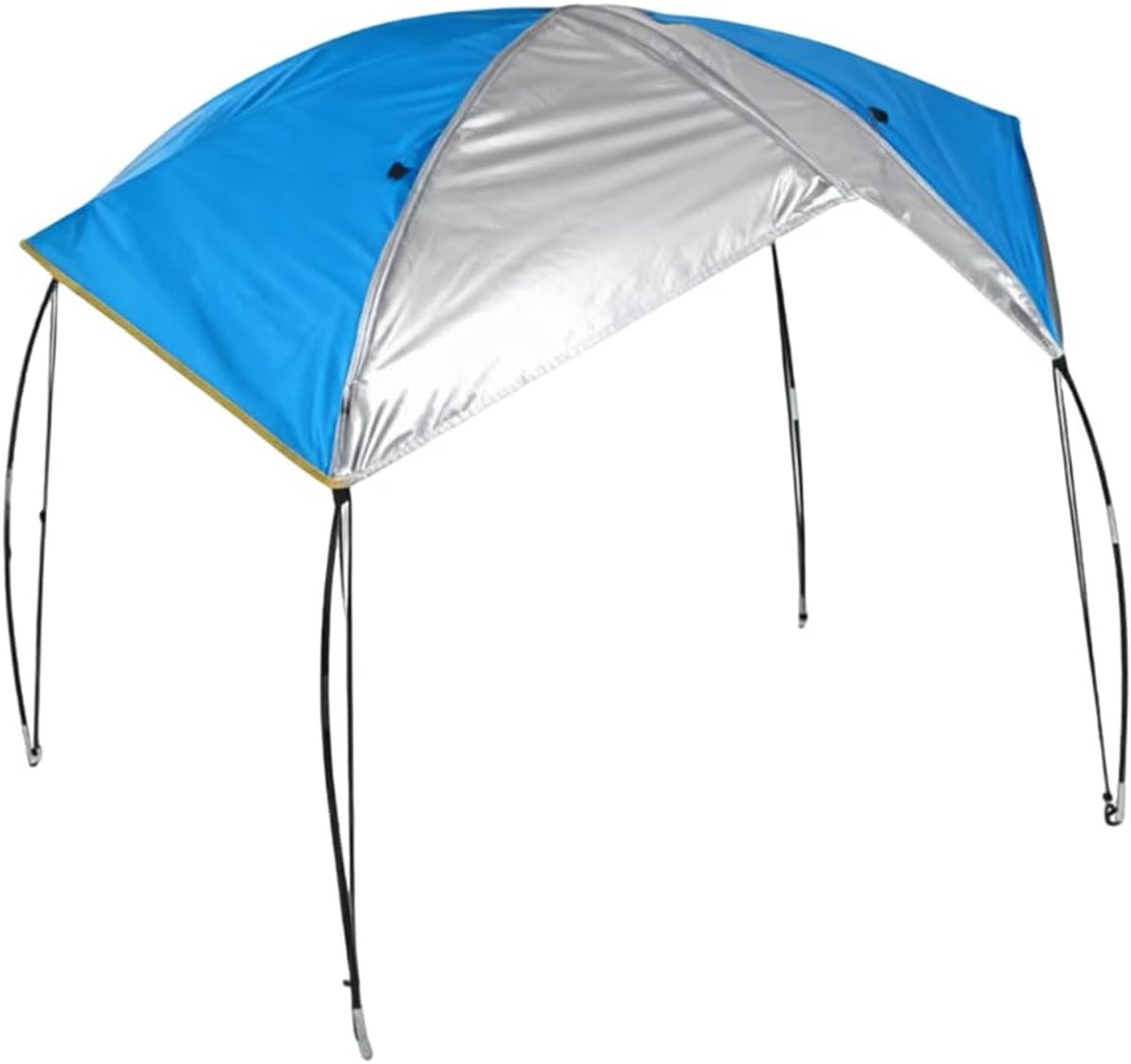 Opblaasbare Boot Parasol - Blauw - Voor 4 Personen - Ideaal als Vis Tent - SnelShoppen
