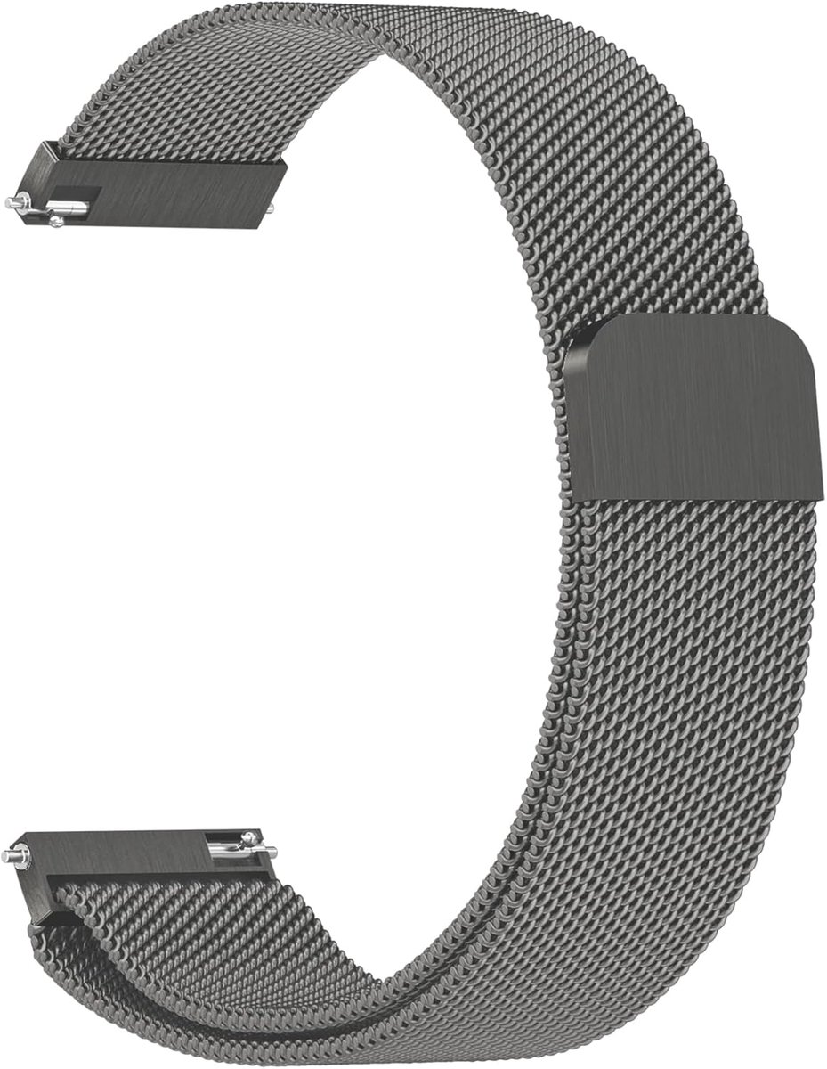 Horlogeband 22 mm - RVS met magnetische sluiting - Snelle vervanging - Ideaal voor smartwatches - ShopVlot