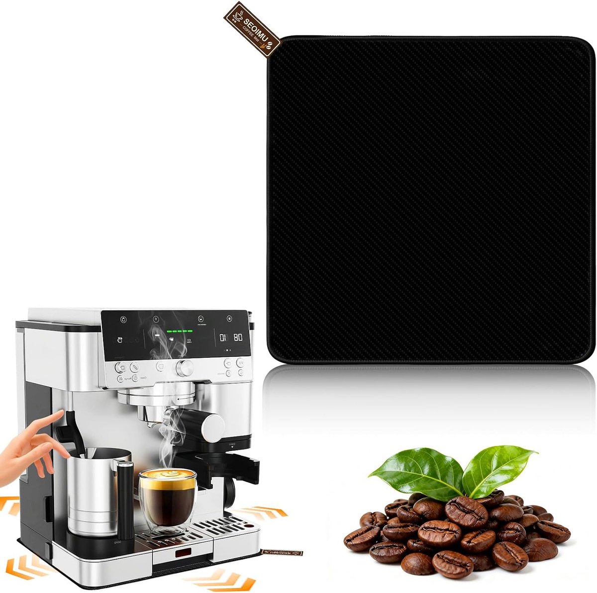 Sliding Pad voor Ninja Luxe Cafe ES601EU & ES701EU - Dubbelzijdig ontwerp - Beschermt werkblad - Vermindert trillingen - ShopVlot