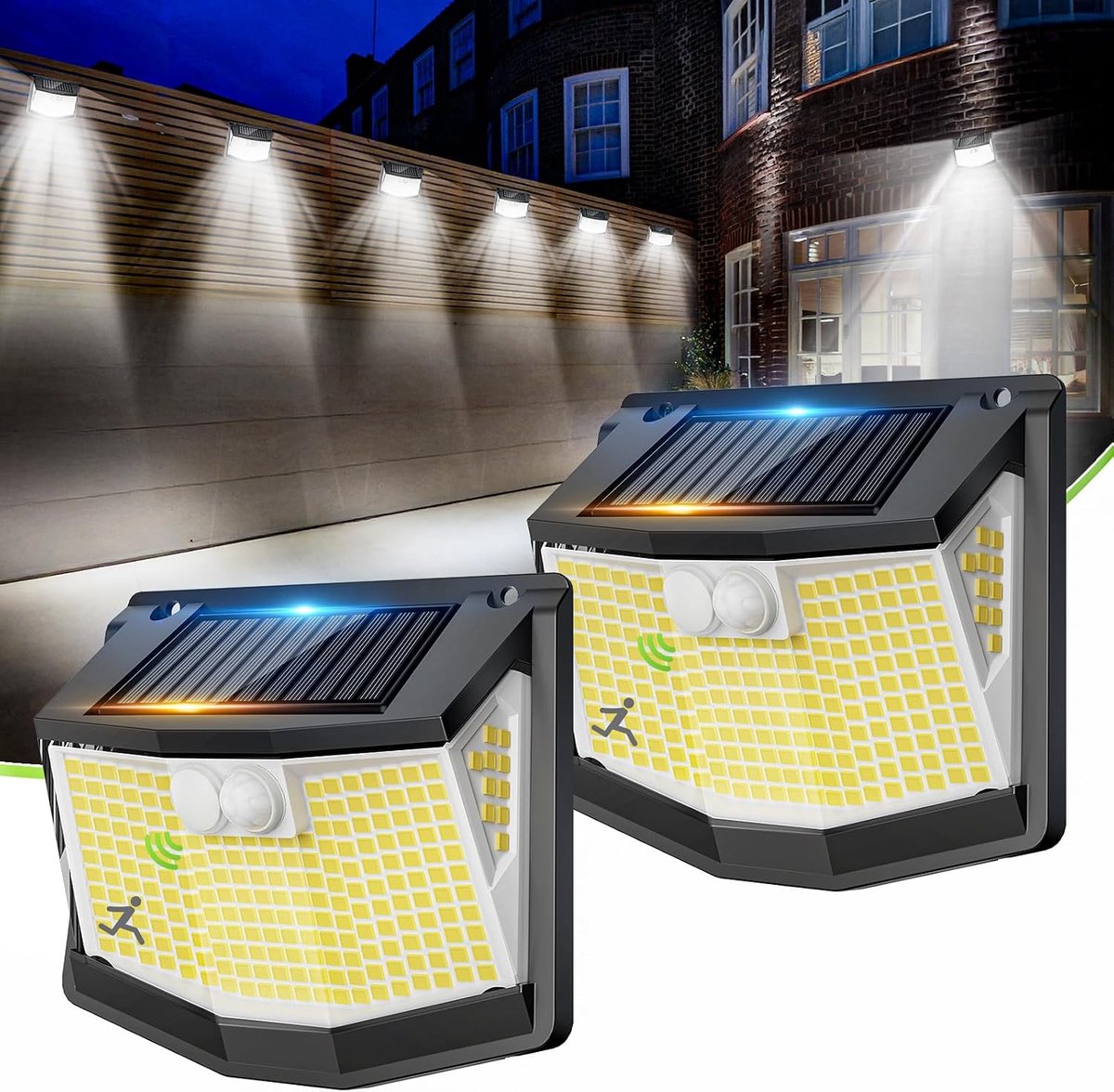 Solar tuinlamp 248 LED - met bewegingssensor - 3 standen - efficiënte energieverbruik - ShopVlot