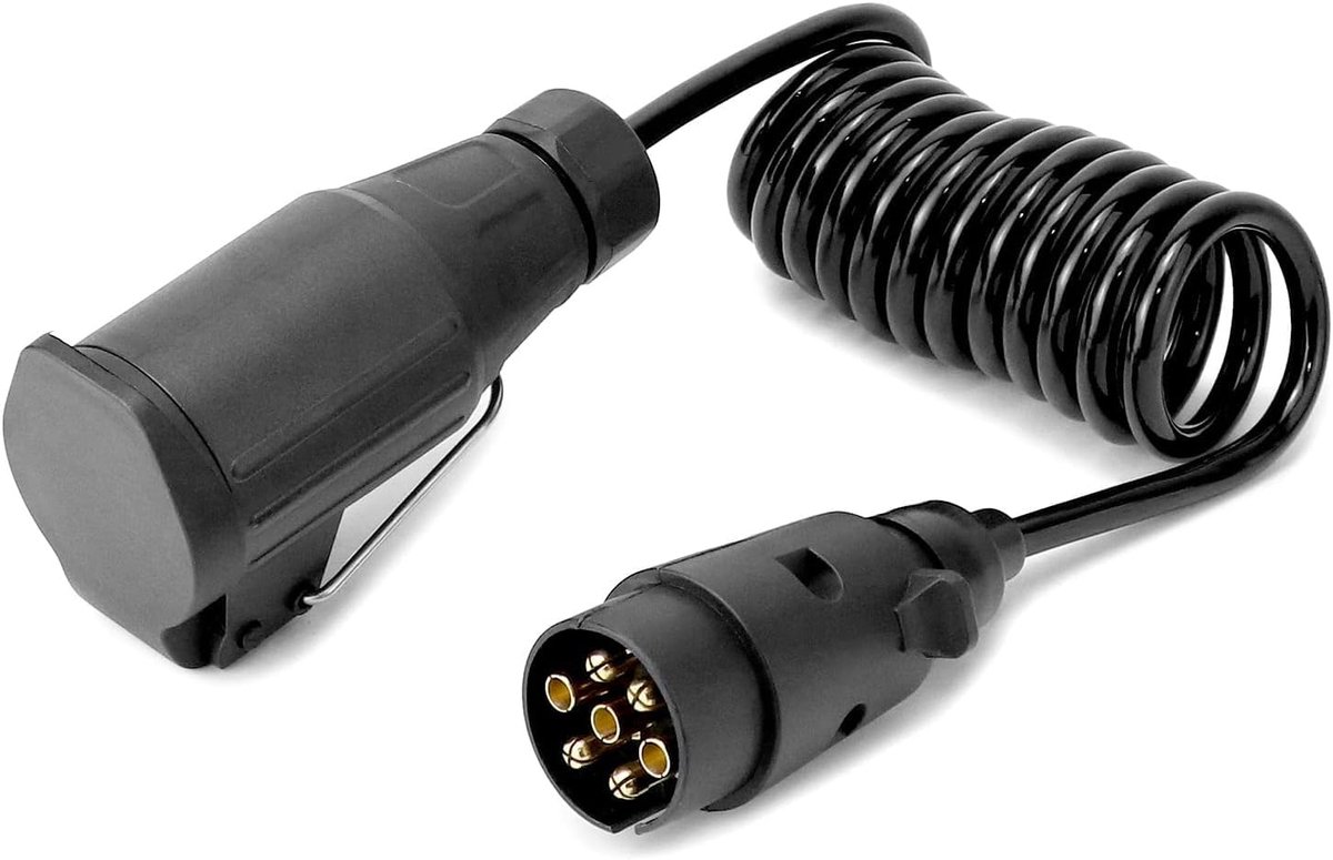 7 pin trailer plug 13pin 2M Trailer Extension Lead 12 v 7 Pin Mannelijk naar 13pin Vrouwelijke adapter Trailer Kabel Licht Board 7-13 Pin Slepen Kabel voor Caravan Truck RV