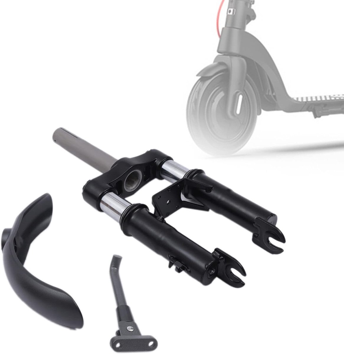 Elektrische scooter vering voorvork kit scooter voorvork + schokdemper + standaard + modderbeschermingsset voor M365 / PRO Pro2